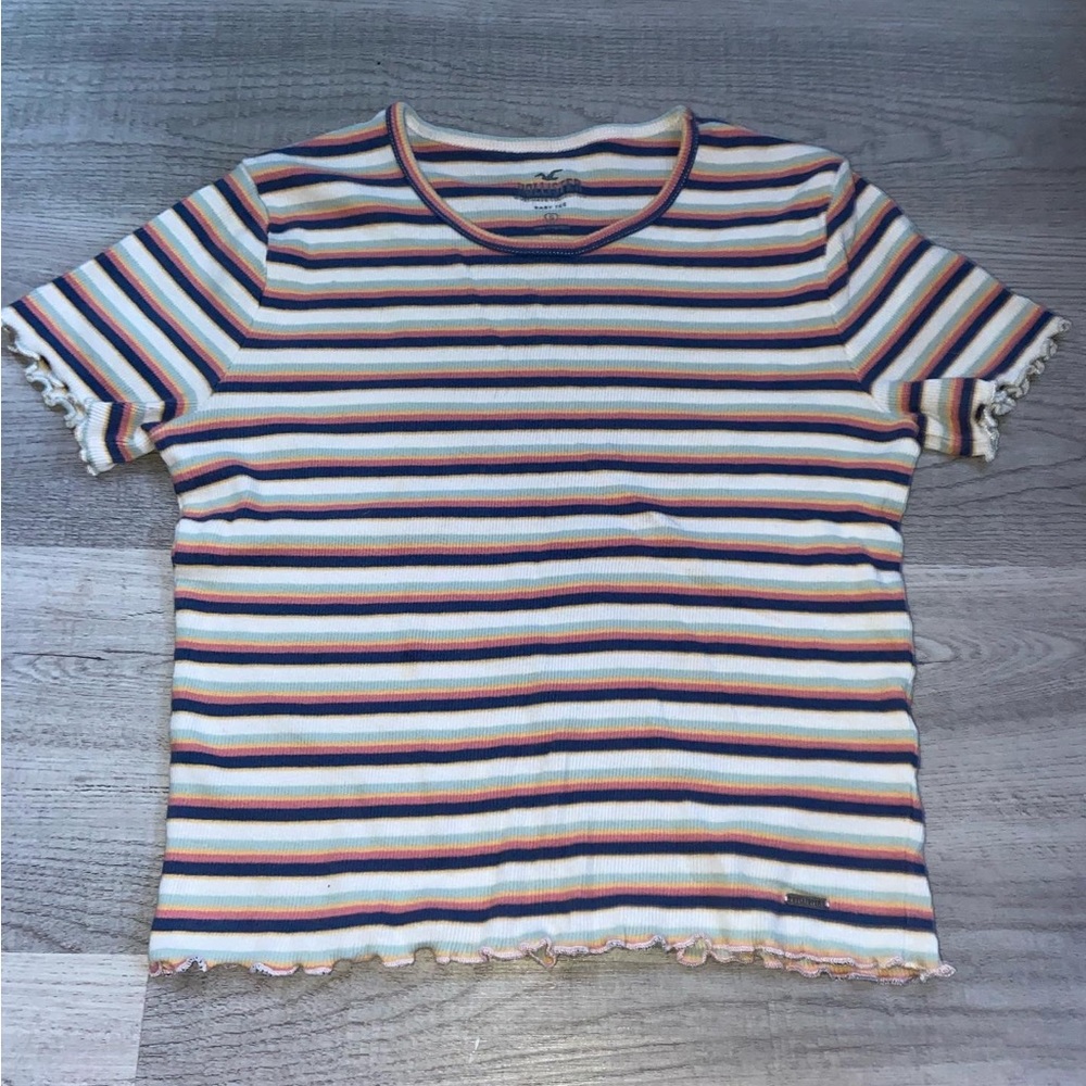 BRAND NEW! Hollister Striped Tee!